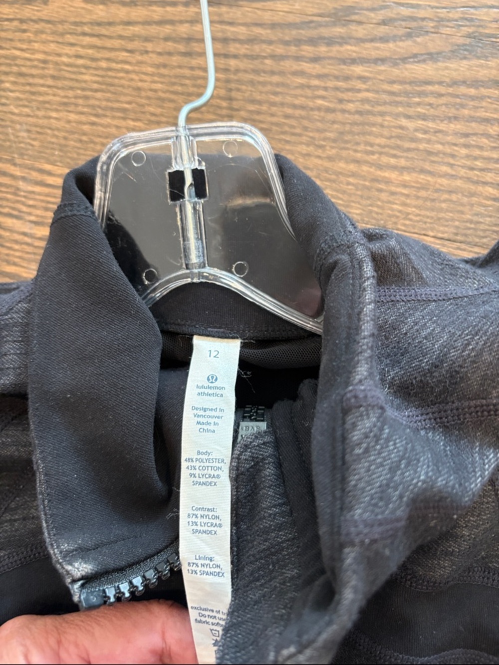 lululemon athletica Black Zip-Up Utility Jacket - Picture 2 of 2